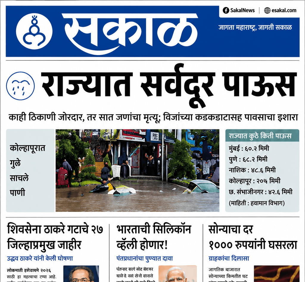 Sakal newspaper